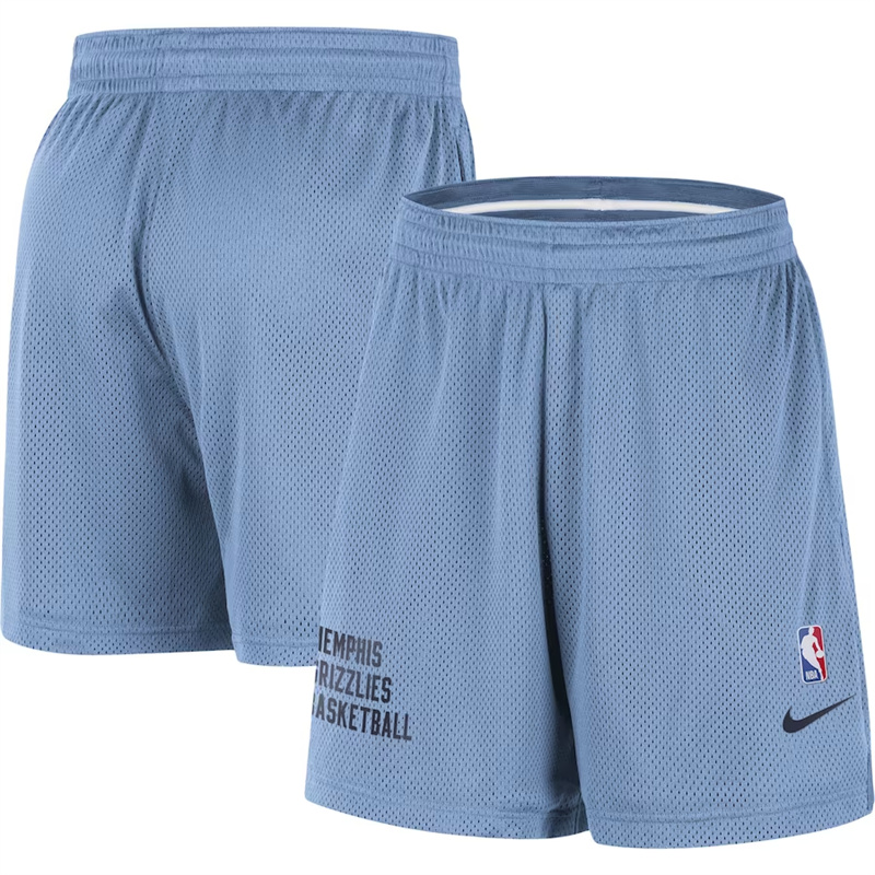 Men's Memphis Grizzlies Blue Post Up Mesh Shorts(Run Small) Men's Memphis Grizzlies Blue Post Up Mesh Shorts(Run Small)